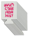 Hardcore Feminist - Pink Can / Bottle Insulator Coolers-Can Coolie-TooLoud-12-Davson Sales