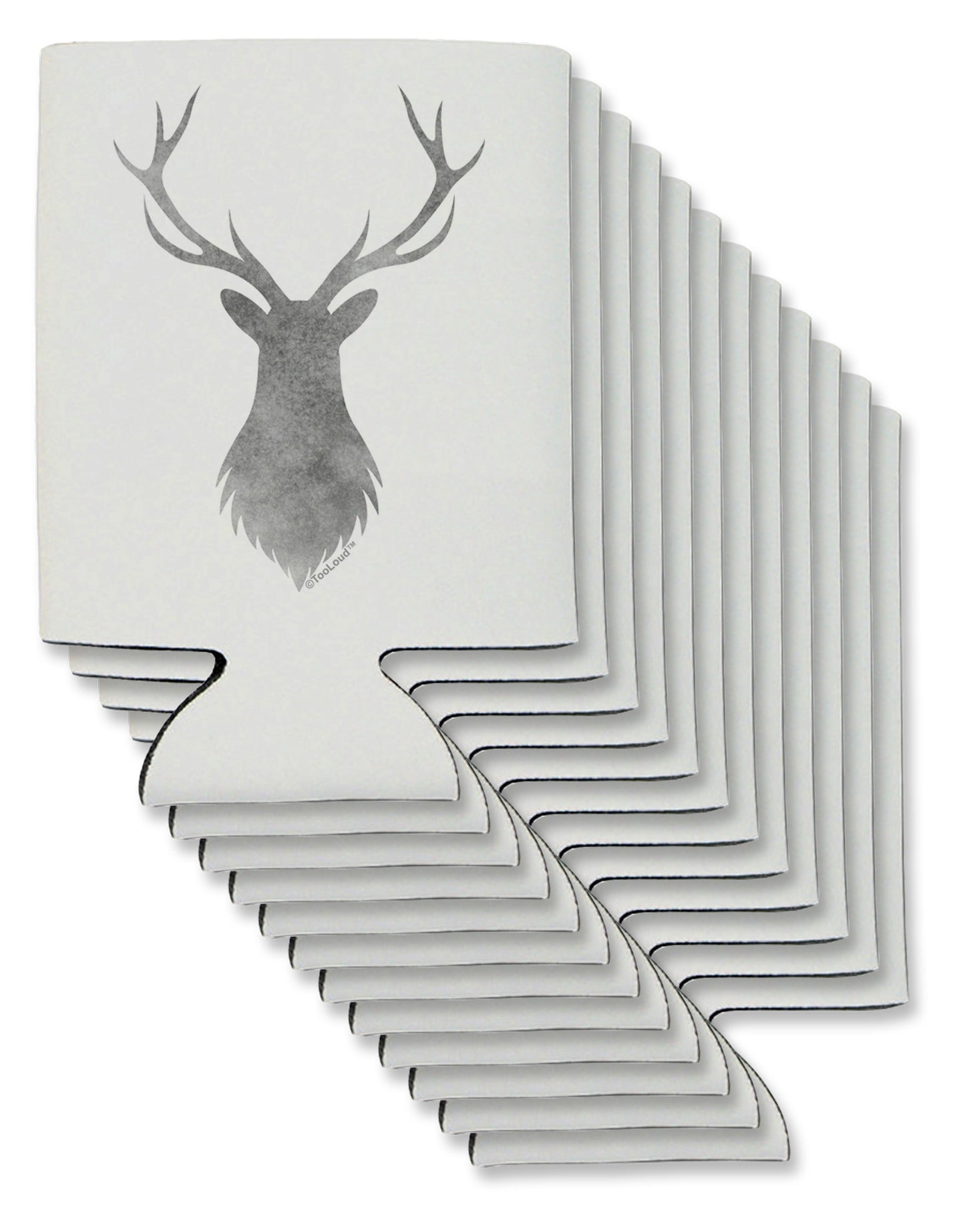 Majestic Stag Distressed Can / Bottle Insulator Coolers-Can Coolie-TooLoud-12-Davson Sales