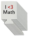 I Heart Math Can / Bottle Insulator Coolers by TooLoud-Can Coolie-TooLoud-12-Davson Sales