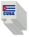 Cuba Flag Cuban Pride Can / Bottle Insulator Coolers by TooLoud-Can Coolie-TooLoud-12-Davson Sales