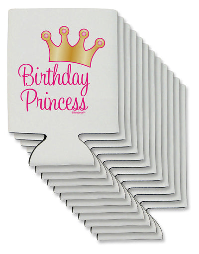 Birthday Princess - Tiara Can / Bottle Insulator Coolers by TooLoud-Can Coolie-TooLoud-12-Davson Sales