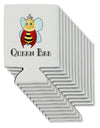 Queen Bee Text Can / Bottle Insulator Coolers by TooLoud-Can Coolie-TooLoud-12-Davson Sales