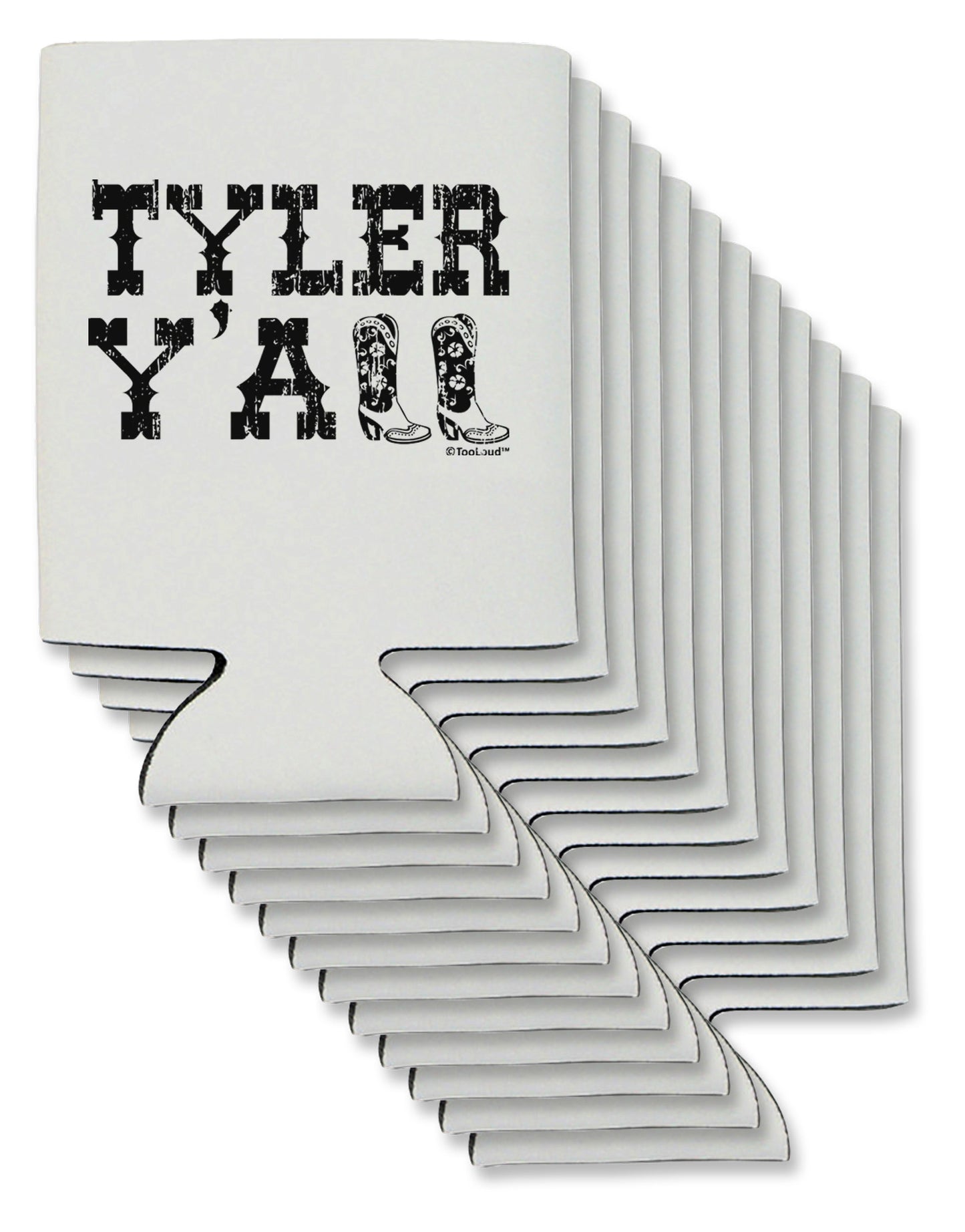 Tyler Y'all - Southwestern Style Can / Bottle Insulator Coolers-Can Coolie-TooLoud-12-Davson Sales