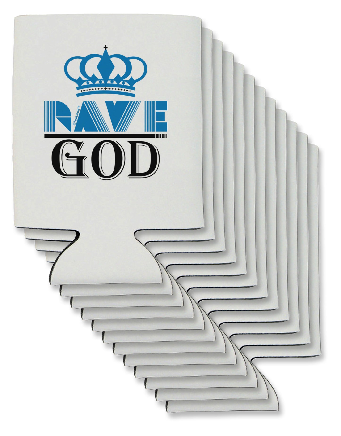 Rave God Can / Bottle Insulator Coolers-Can Coolie-TooLoud-12-Davson Sales
