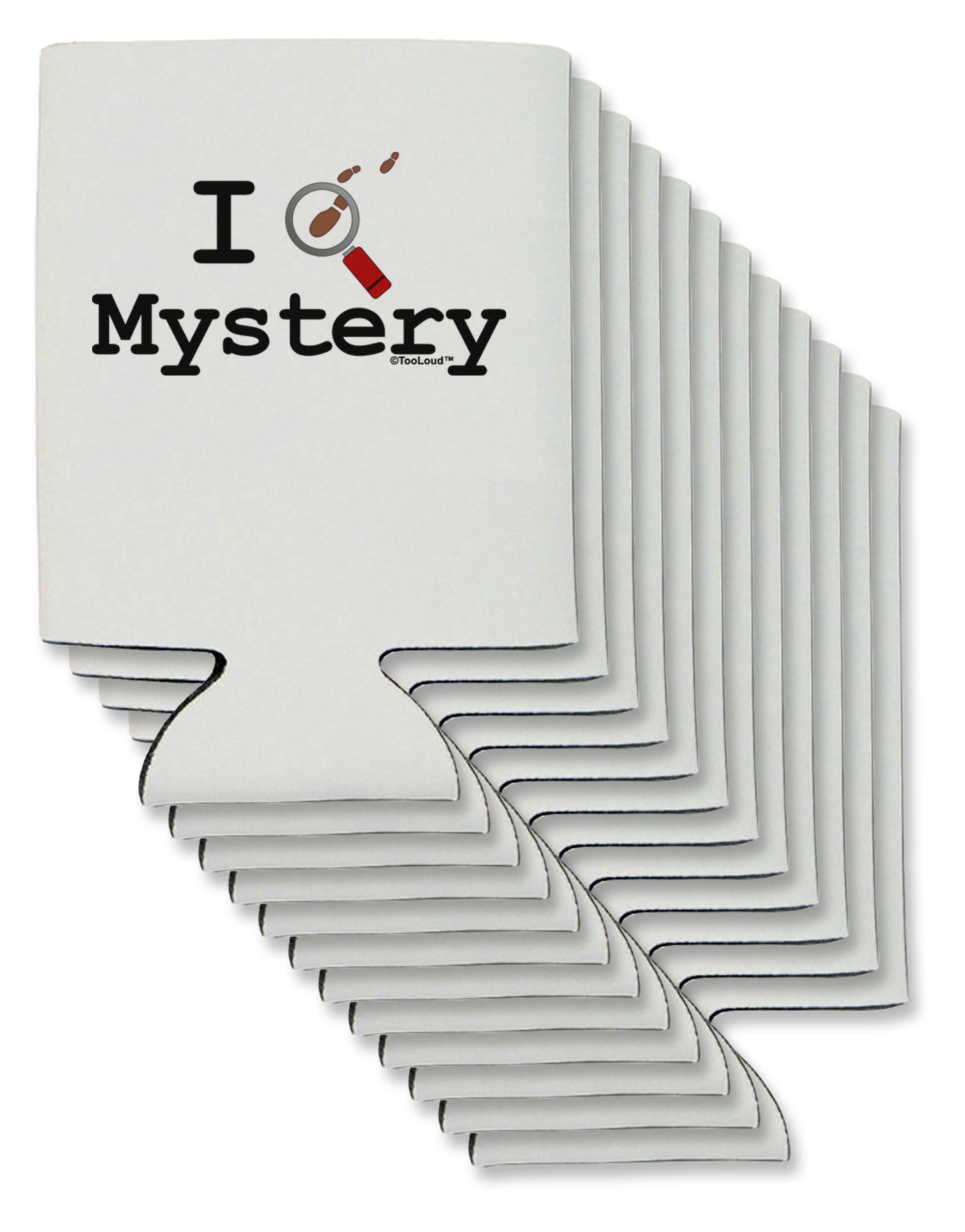 I Love Mystery Can / Bottle Insulator Coolers-Can Coolie-TooLoud-12-Davson Sales