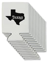 Texas - United States Shape Can / Bottle Insulator Coolers by TooLoud-Can Coolie-TooLoud-12-Davson Sales