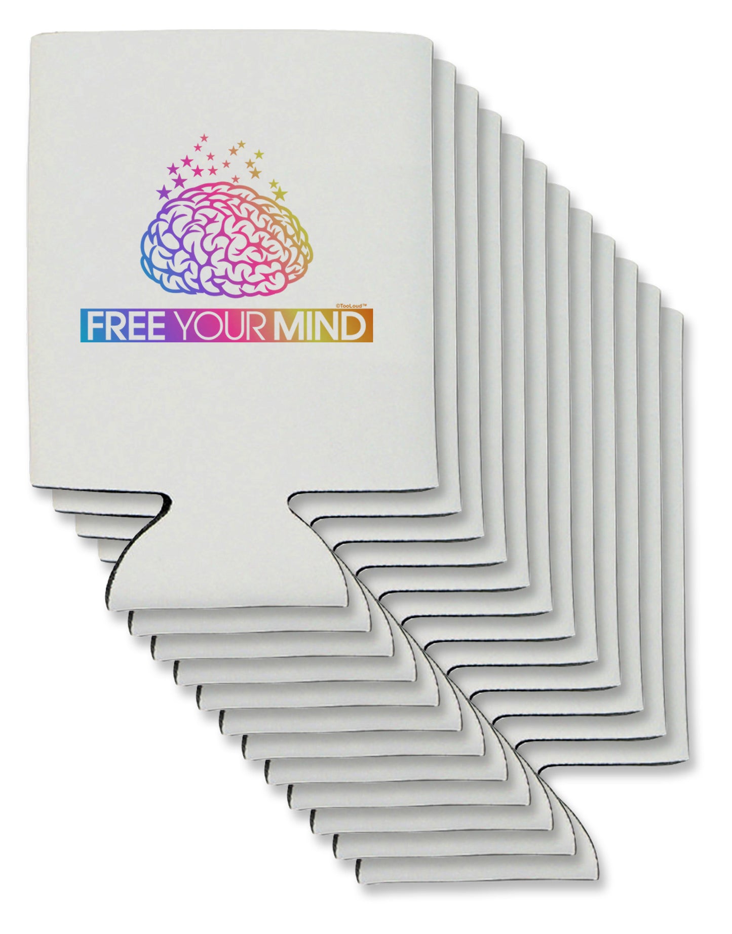 Free Your Mind Can / Bottle Insulator Coolers-Can Coolie-TooLoud-12-Davson Sales