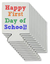 Happy First Day of School Can / Bottle Insulator Coolers-Can Coolie-TooLoud-12-Davson Sales