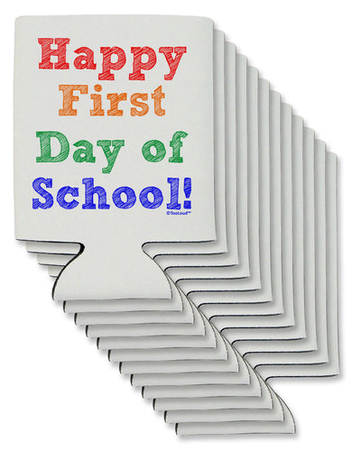 Happy First Day of School Can / Bottle Insulator Coolers-Can Coolie-TooLoud-12-Davson Sales