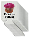 Cream Filled Pink Cupcake Design Can / Bottle Insulator Coolers by TooLoud-Can Coolie-TooLoud-12-Davson Sales