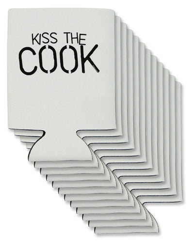 Kiss the Cook Grill Master - Text Can / Bottle Insulator Coolers by TooLoud-Can Coolie-TooLoud-12-Davson Sales