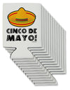 Sombrero Design - Cinco de Mayo Can / Bottle Insulator Coolers by TooLoud-Can Coolie-TooLoud-12-Davson Sales