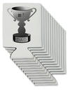 Number One Dad Trophy - Grayscale Can / Bottle Insulator Coolers-Can Coolie-TooLoud-12-Davson Sales