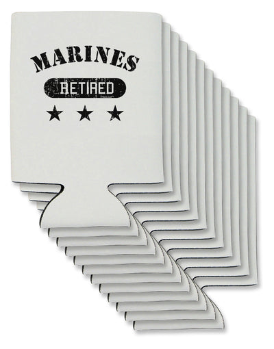 Retired Marines Can / Bottle Insulator Coolers by TooLoud-Can Coolie-TooLoud-12-Davson Sales