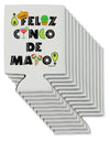 Feliz Cinco de Mayo - Fiesta Icons Can / Bottle Insulator Coolers by TooLoud-Can Coolie-TooLoud-12-Davson Sales