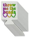 Throw Me The Beads - Mardi Gras Can / Bottle Insulator Coolers by TooLoud-Can Coolie-TooLoud-12-Davson Sales