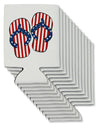 Stars and Stripes Flip Flops Can / Bottle Insulator Coolers-Can Coolie-TooLoud-12-Davson Sales