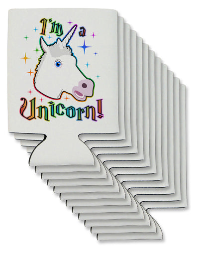 I'm a Unicorn Can / Bottle Insulator Coolers-Can Coolie-TooLoud-12 Pieces-Davson Sales