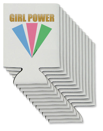 Girl Power Stripes Can / Bottle Insulator Coolers by TooLoud-Can Coolie-TooLoud-12-Davson Sales