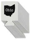 Ohio - United States Shape Can / Bottle Insulator Coolers by TooLoud-Can Coolie-TooLoud-12-Davson Sales