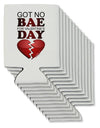 No Bae For Valentine's Day Can / Bottle Insulator Coolers-Can Coolie-TooLoud-12-Davson Sales