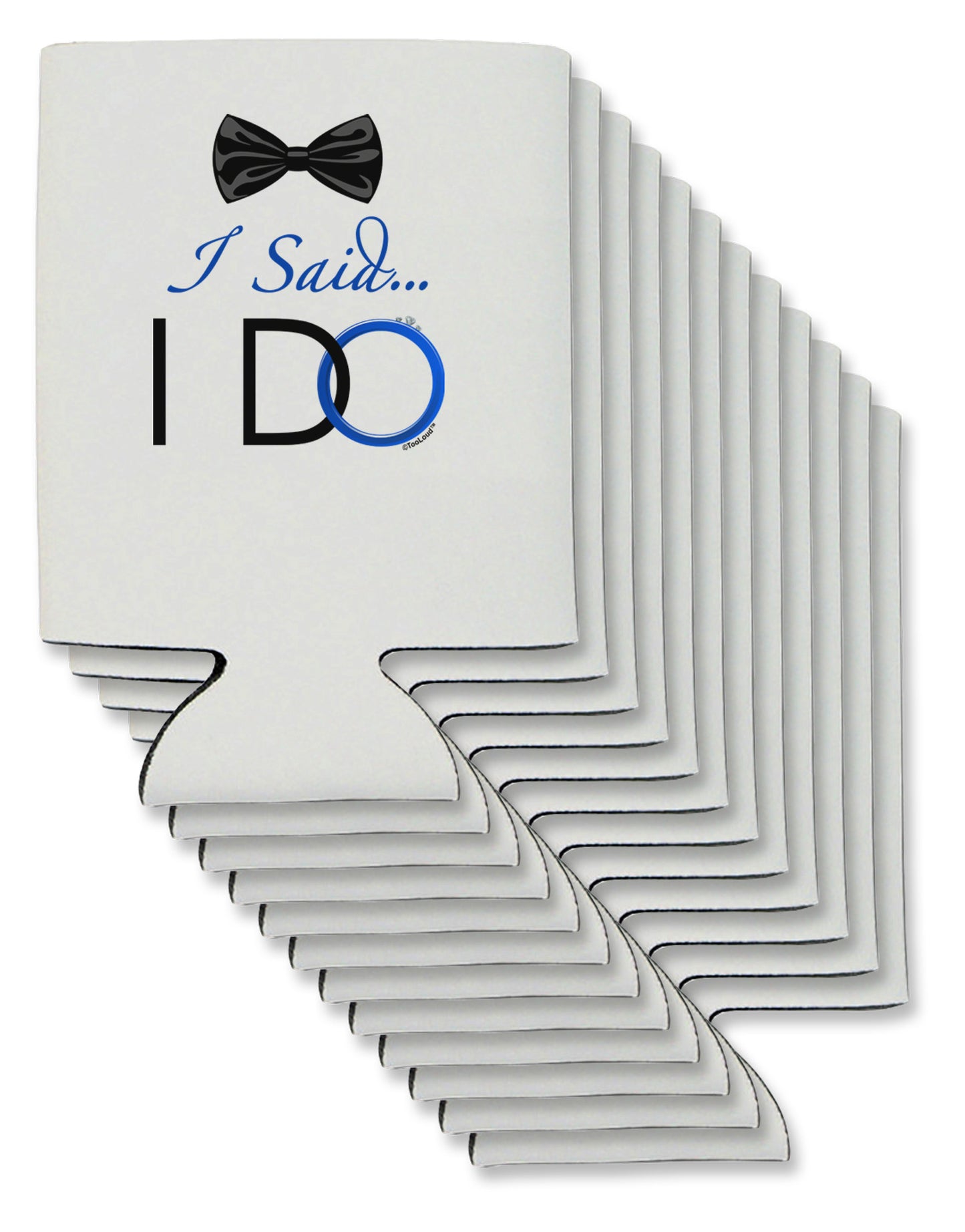 I Said I Do - Groom Can / Bottle Insulator Coolers-Can Coolie-TooLoud-12-Davson Sales