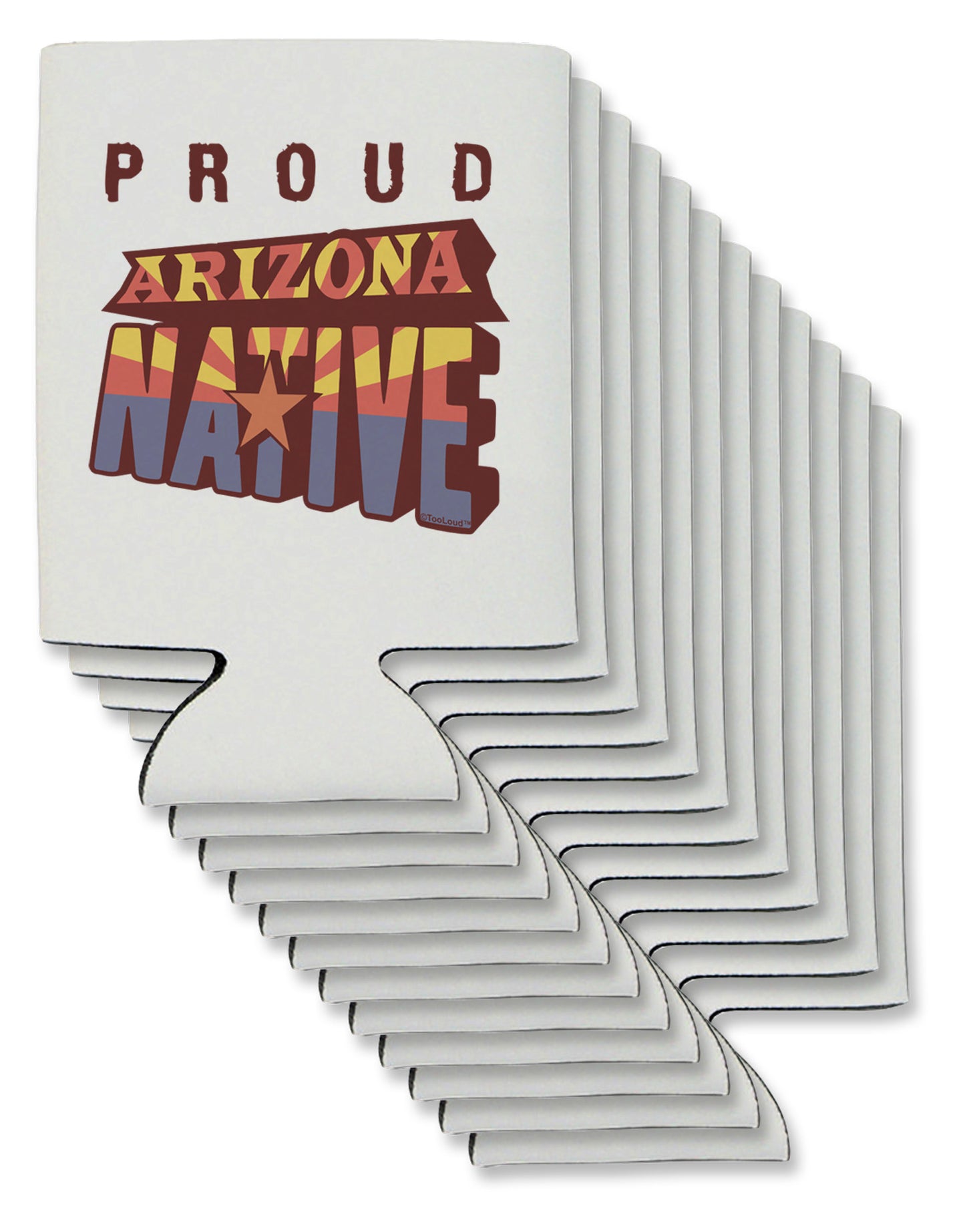 Proud Arizona Native Can / Bottle Insulator Coolers-Can Coolie-TooLoud-12-Davson Sales