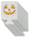 Halloween Glow Smiling Jack O Lantern Can / Bottle Insulator Coolers-Can Coolie-TooLoud-12 Pieces-Davson Sales