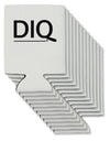 DIQ Wear Logo Can / Bottle Insulator Coolers-Can Coolie-DIQ Wear-12 Pieces-Davson Sales