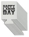 Happy Labor Day Text Can / Bottle Insulator Coolers-Can Coolie-TooLoud-12 Pieces-Davson Sales