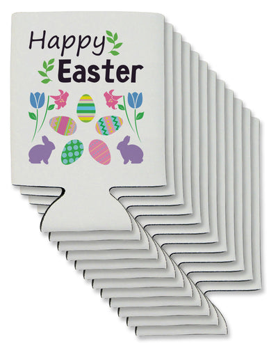 Happy Easter Design Can / Bottle Insulator Coolers-Can Coolie-TooLoud-12 Pieces-Davson Sales