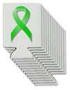 Lyme Disease Awareness Ribbon - Lime Green Can / Bottle Insulator Coolers-Can Coolie-TooLoud-12-Davson Sales