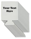 Enter Your Own Words Customized Text Can / Bottle Insulator Coolers-Can Coolie-TooLoud-12-Davson Sales