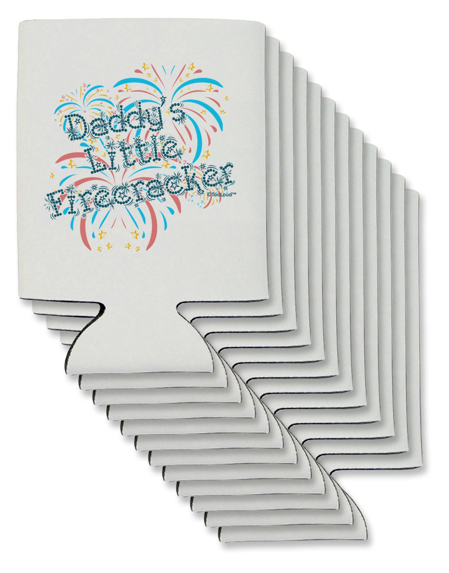Daddy's Little Firecracker Can / Bottle Insulator Coolers-Can Coolie-TooLoud-12-Davson Sales