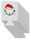 Kyu-T Face Kattia Santa Hat Girl Cat Can / Bottle Insulator Coolers-Can Coolie-TooLoud-12 Pieces-Davson Sales