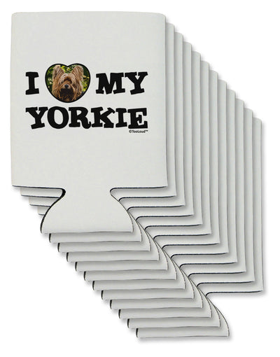 I Heart My Yorkie Can / Bottle Insulator Coolers by TooLoud-Can Coolie-TooLoud-12-Davson Sales