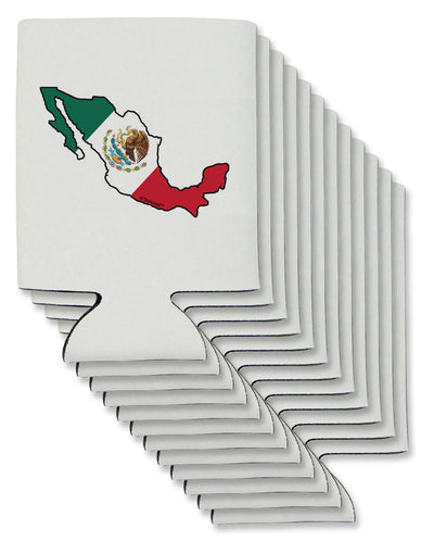 Mexico Outline - Mexican Flag Can / Bottle Insulator Coolers by TooLoud-Can Coolie-TooLoud-12-Davson Sales