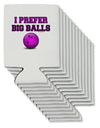 I Prefer Big Balls - Bowling Can / Bottle Insulator Coolers-Can Coolie-TooLoud-12-Davson Sales