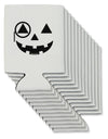 Monocle Jack-o-Lantern B-W Can / Bottle Insulator Coolers-Can Coolie-TooLoud-12 Pieces-Davson Sales