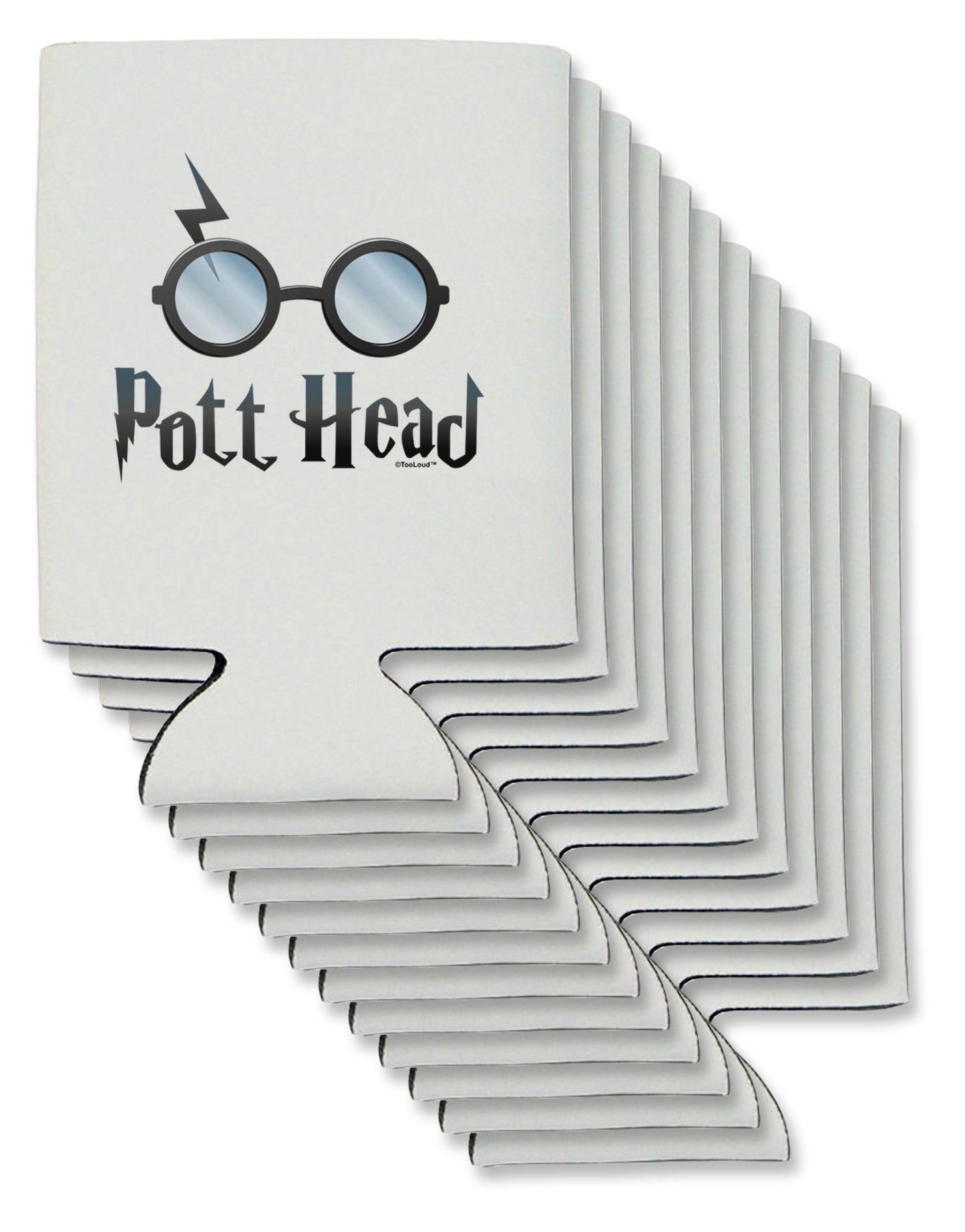 Pott Head Magic Glasses Can / Bottle Insulator Coolers-Can Coolie-TooLoud-12-Davson Sales