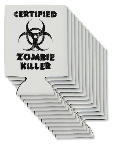 Certified Zombie Killer - Biohazard Can / Bottle Insulator Coolers by TooLoud-Can Coolie-TooLoud-12-Davson Sales