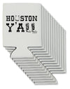 Houston Y'all - Boots - Texas Pride Can / Bottle Insulator Coolers by TooLoud-Can Coolie-TooLoud-12-Davson Sales