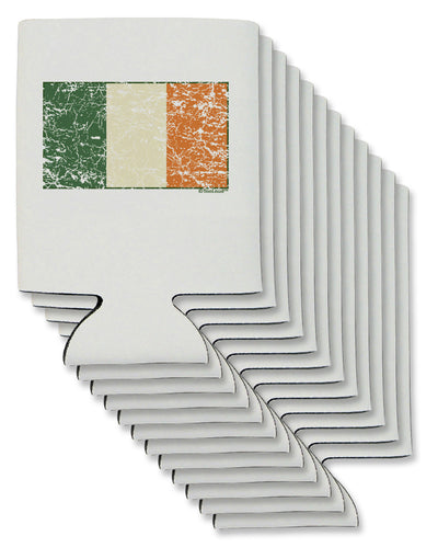 Distressed Irish Flag - Flag of Ireland Can / Bottle Insulator Coolers-Can Coolie-TooLoud-12 Pieces-Davson Sales