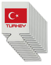 Turkey Flag with Text Can / Bottle Insulator Coolers by TooLoud-Can Coolie-TooLoud-12-Davson Sales