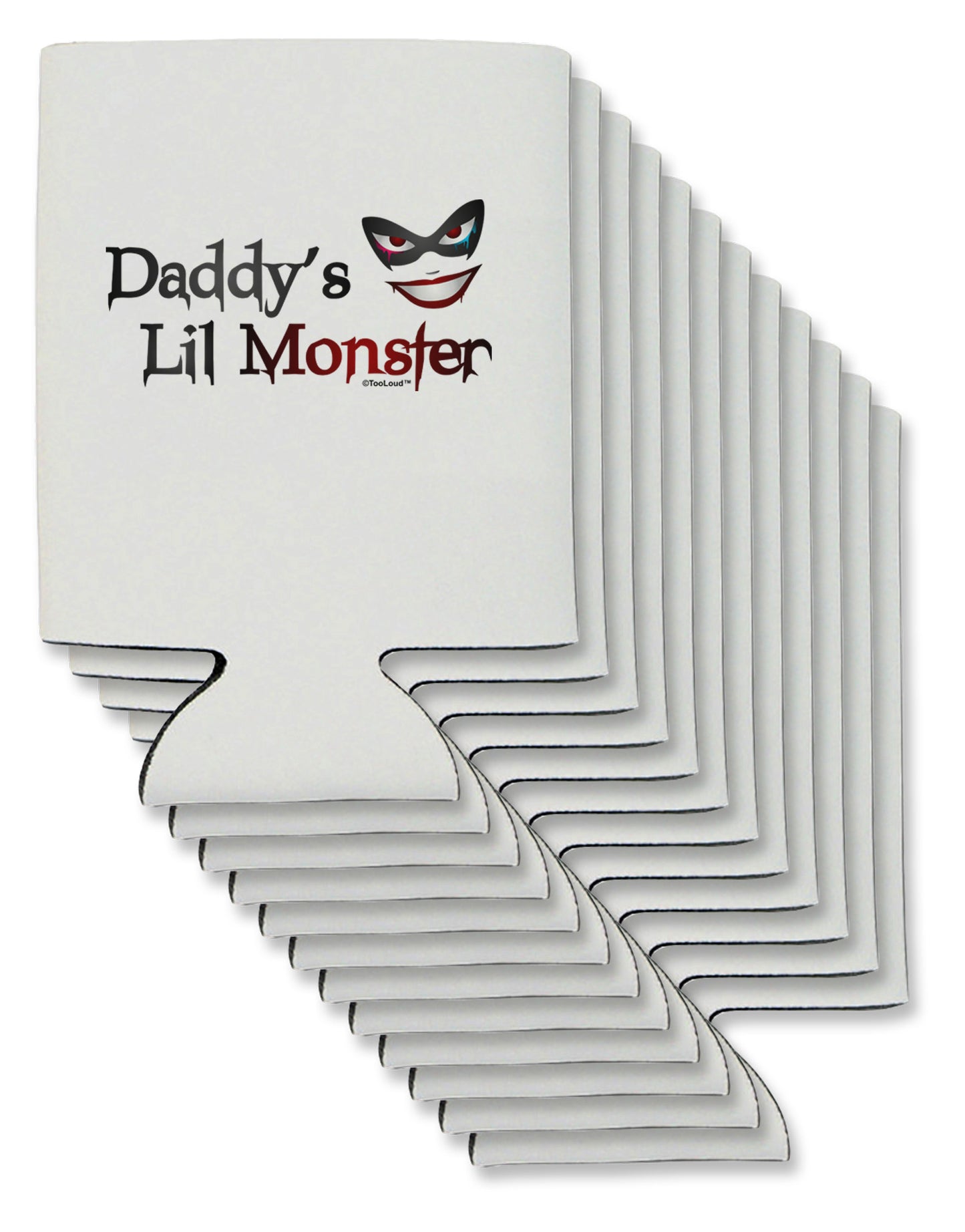 Daddys Lil Monster Can / Bottle Insulator Coolers-Can Coolie-TooLoud-12-Davson Sales