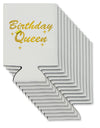 Birthday Queen Text Can / Bottle Insulator Coolers by TooLoud-Can Coolie-TooLoud-12-Davson Sales