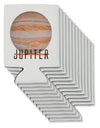 Planet Jupiter Earth Text Can / Bottle Insulator Coolers by TooLoud-Can Coolie-TooLoud-12-Davson Sales