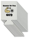 Geared Up For God Can / Bottle Insulator Coolers by TooLoud-Can Coolie-TooLoud-12-Davson Sales