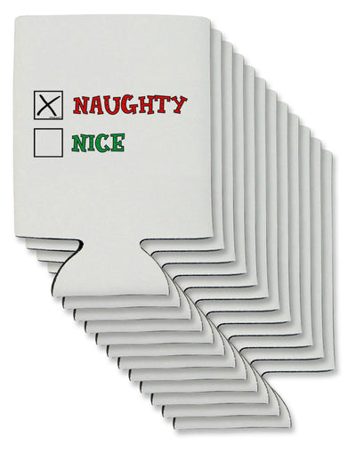 Naughty or Nice Christmas - Naughty Can / Bottle Insulator Coolers-Can Coolie-TooLoud-12 Pieces-Davson Sales