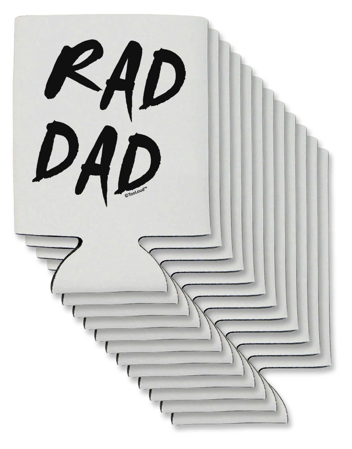 Rad Dad Design Can / Bottle Insulator Coolers-Can Coolie-TooLoud-12-Davson Sales